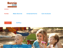 Tablet Screenshot of bonniegore.com